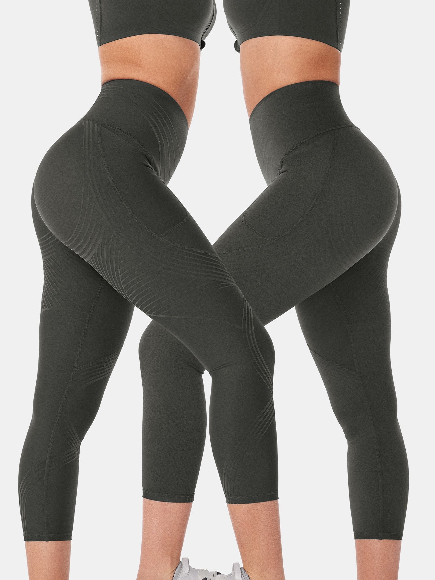 Body Sculpt Side Pocket 7/8 Leggings 2.0 (Reversible Wear)