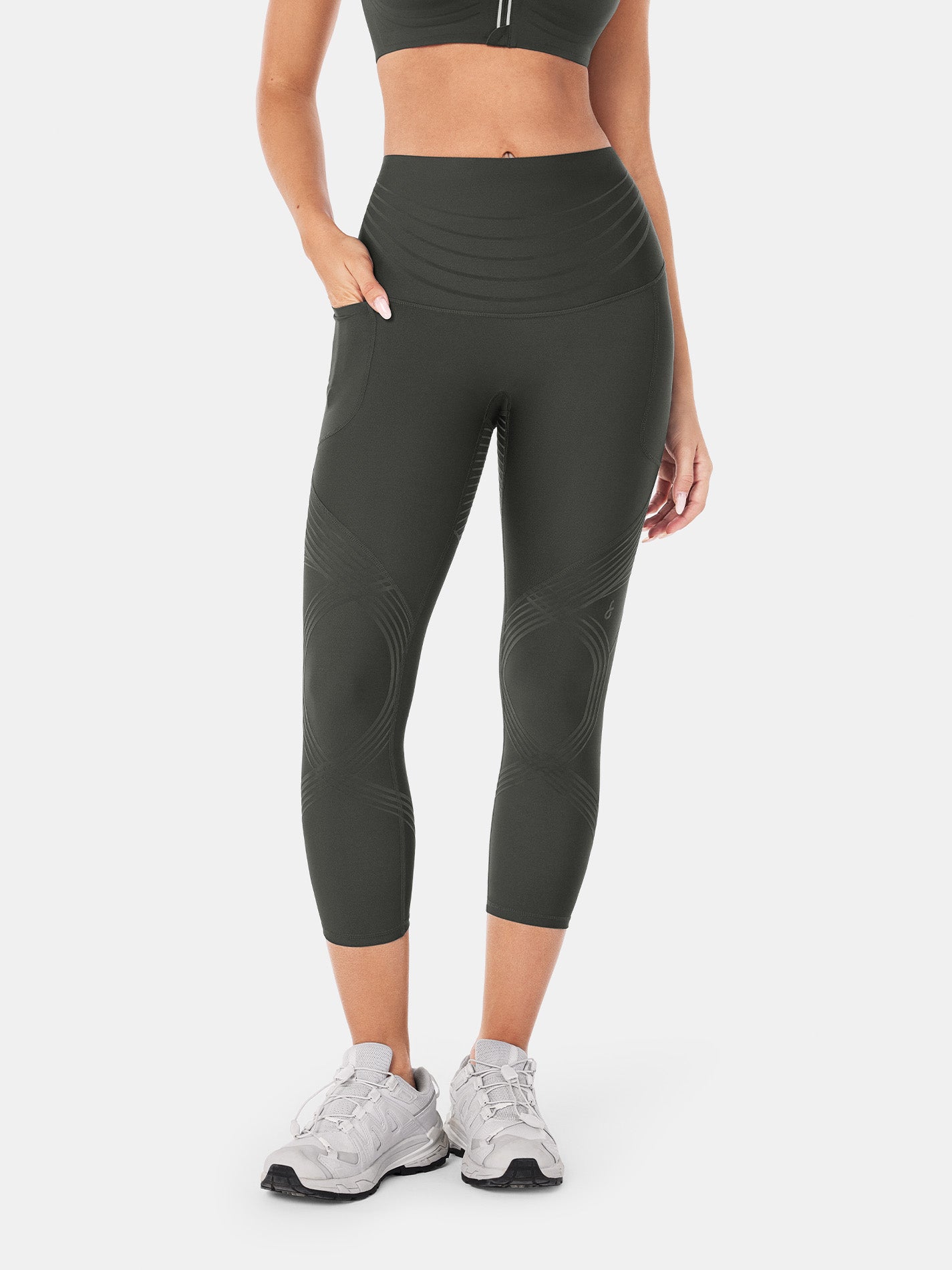 Body Sculpt Side Pocket 7/8 Leggings 2.0 (Reversible Wear)