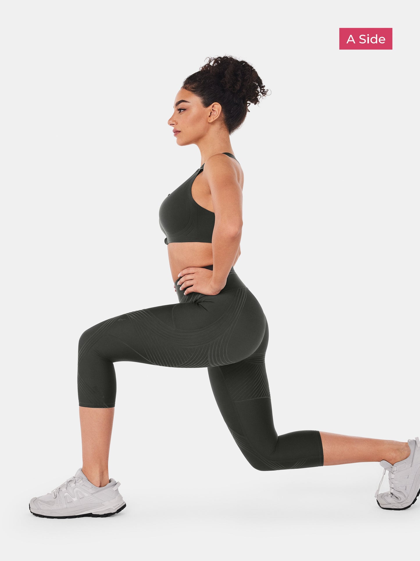 Body Sculpt Side Pocket Capri Leggings 2.0 (Reversible Wear)