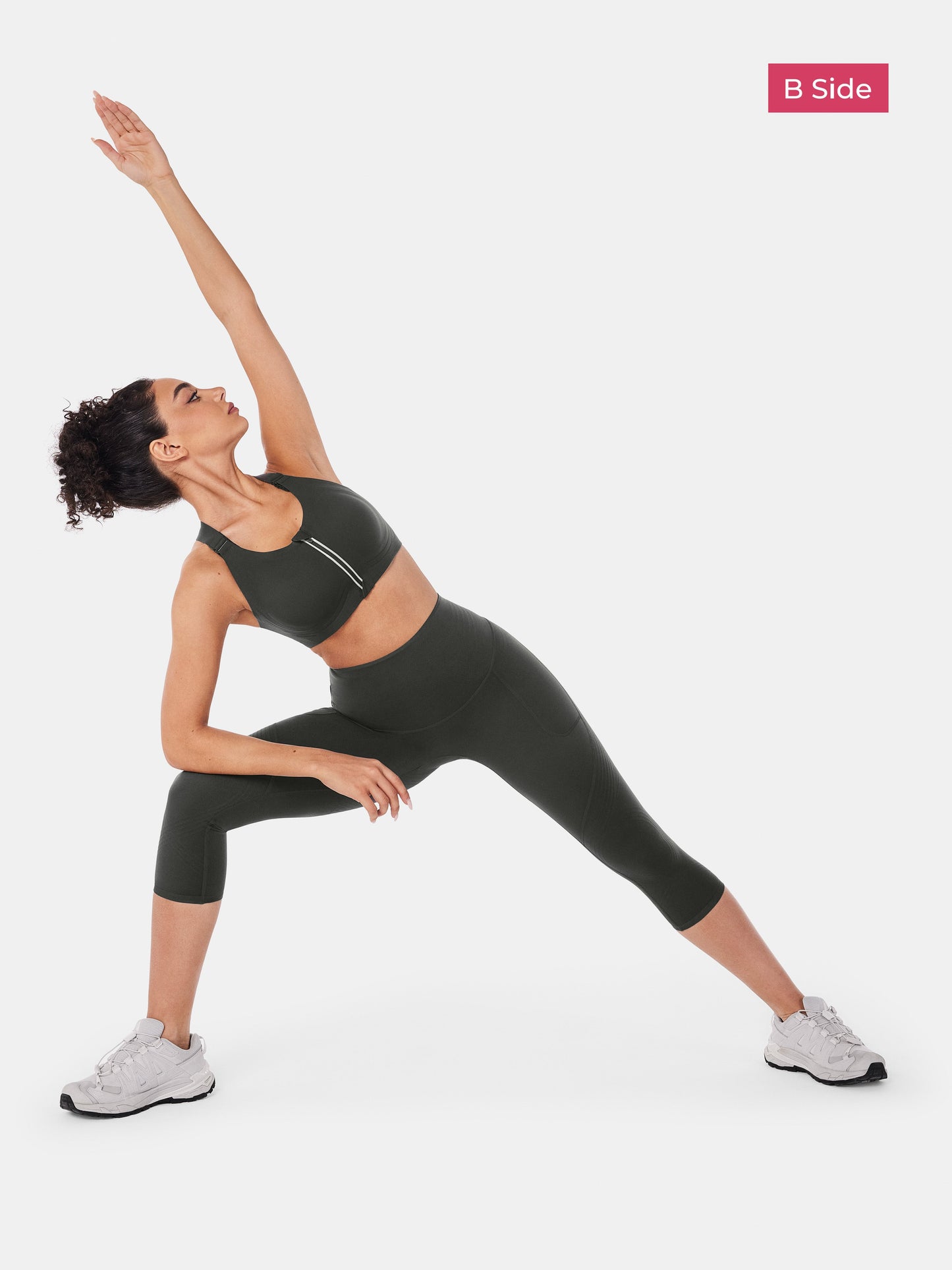 Body Sculpt Side Pocket Capri Leggings 2.0 (Reversible Wear)