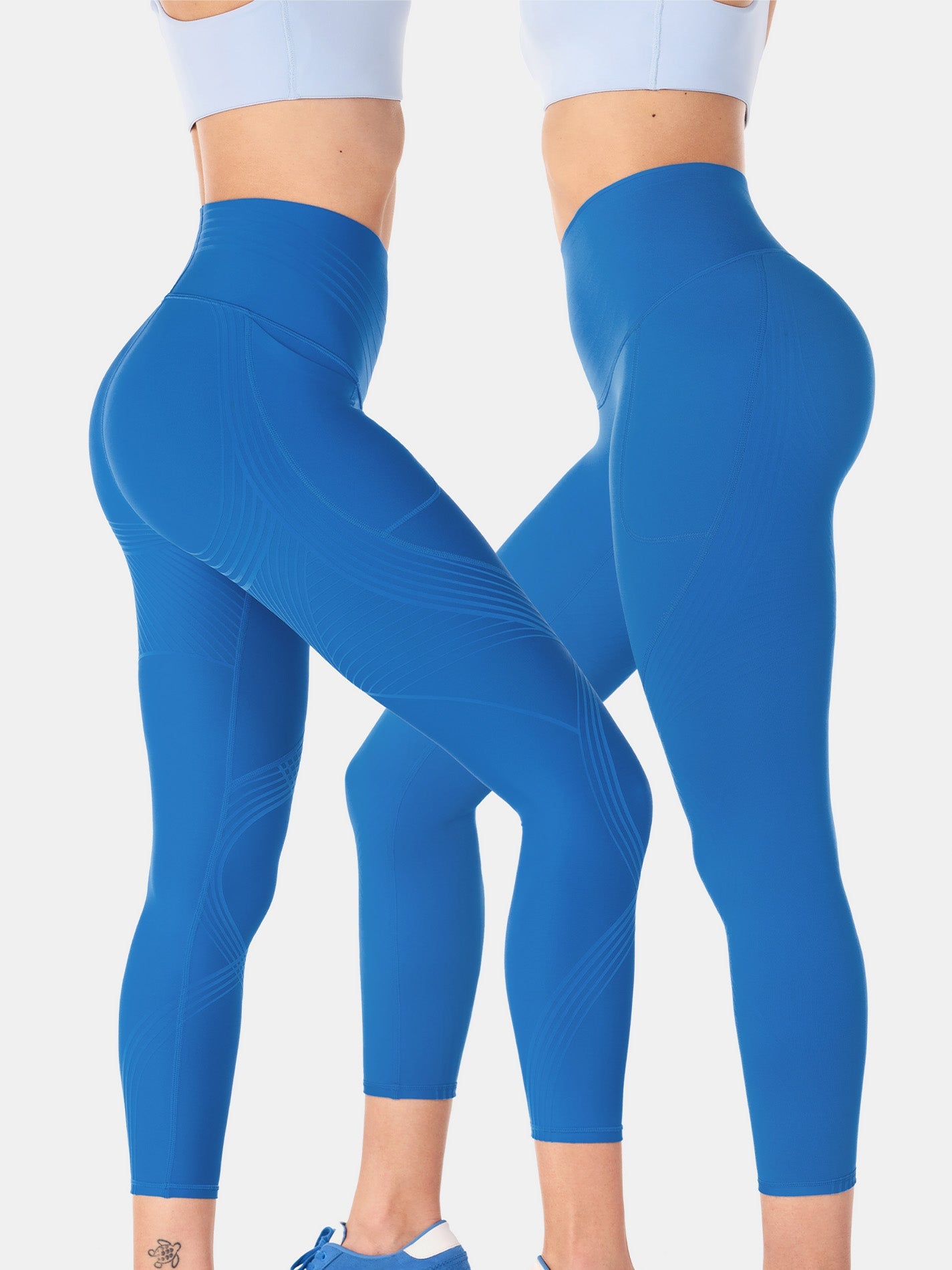 Body Sculpt Side Pocket 7/8 Leggings 2.0 (Reversible Wear)