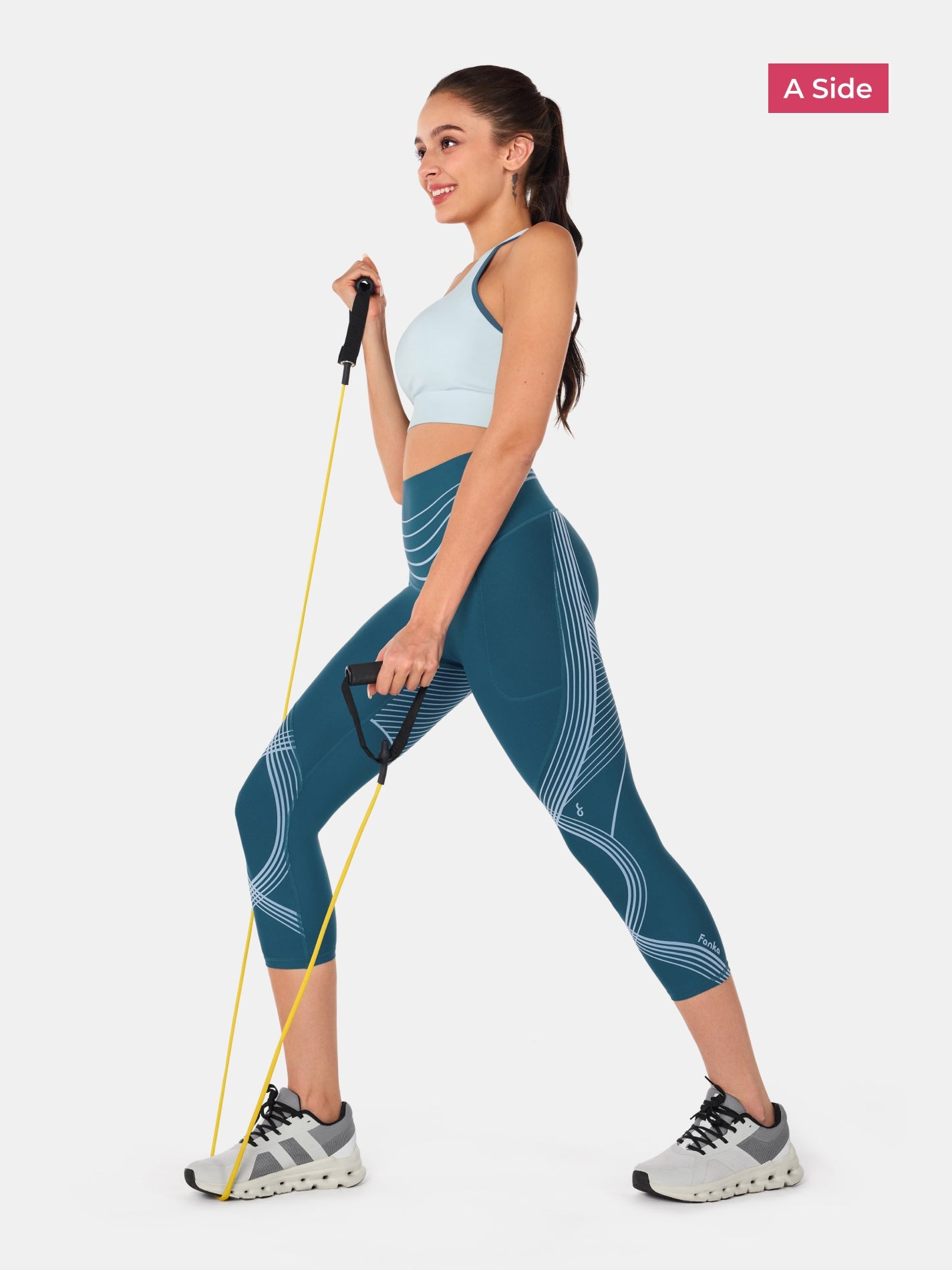 Body Sculpt Side Pocket Capri Leggings 2.0 (Reversible Wear)