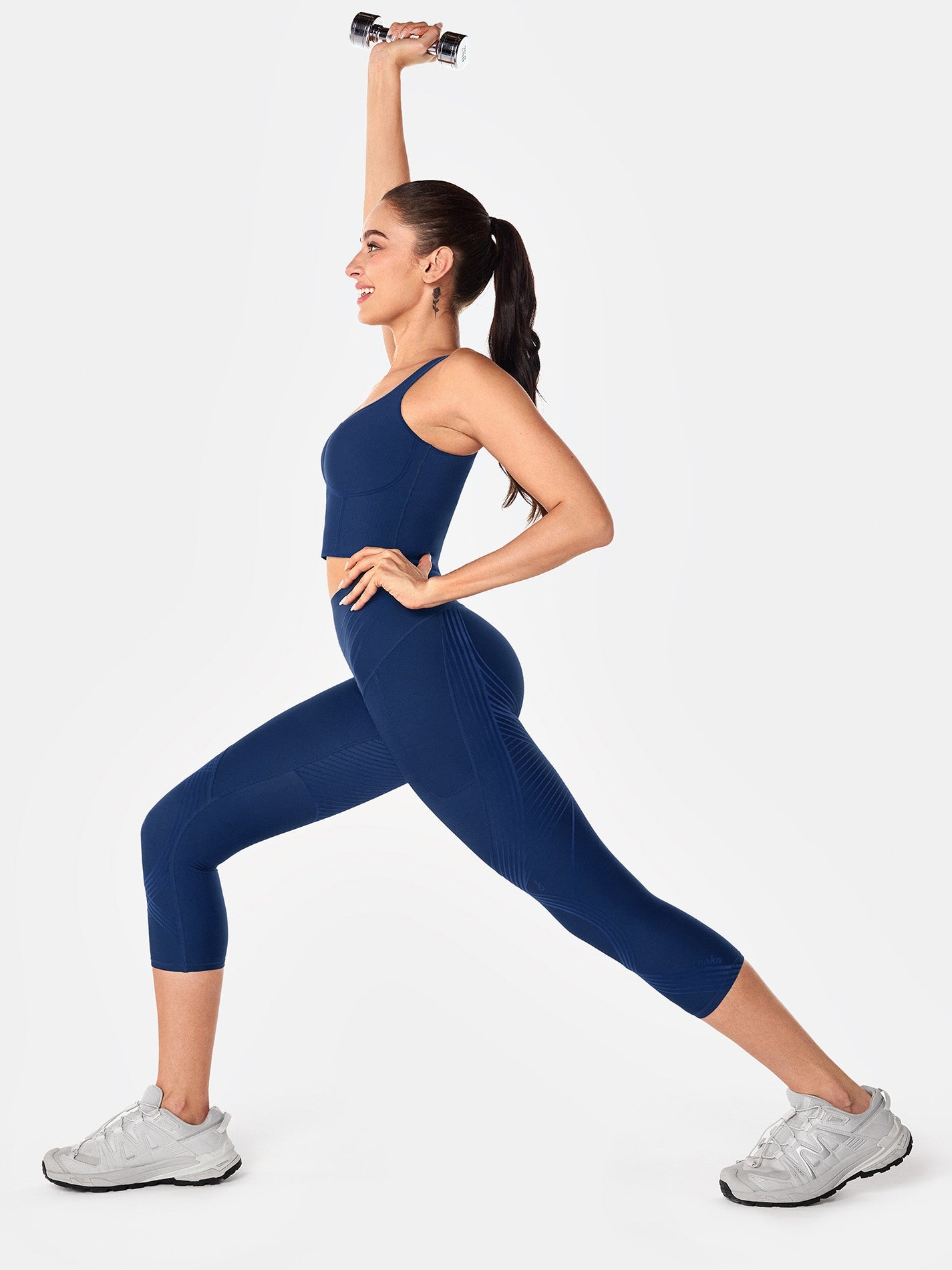 Body Sculpt Side Pocket Capri Leggings 2.0 (Reversible Wear)