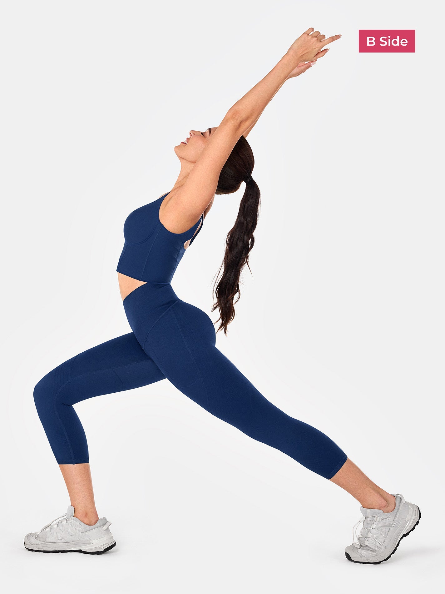 Body Sculpt Side Pocket Capri Leggings 2.0 (Reversible Wear)