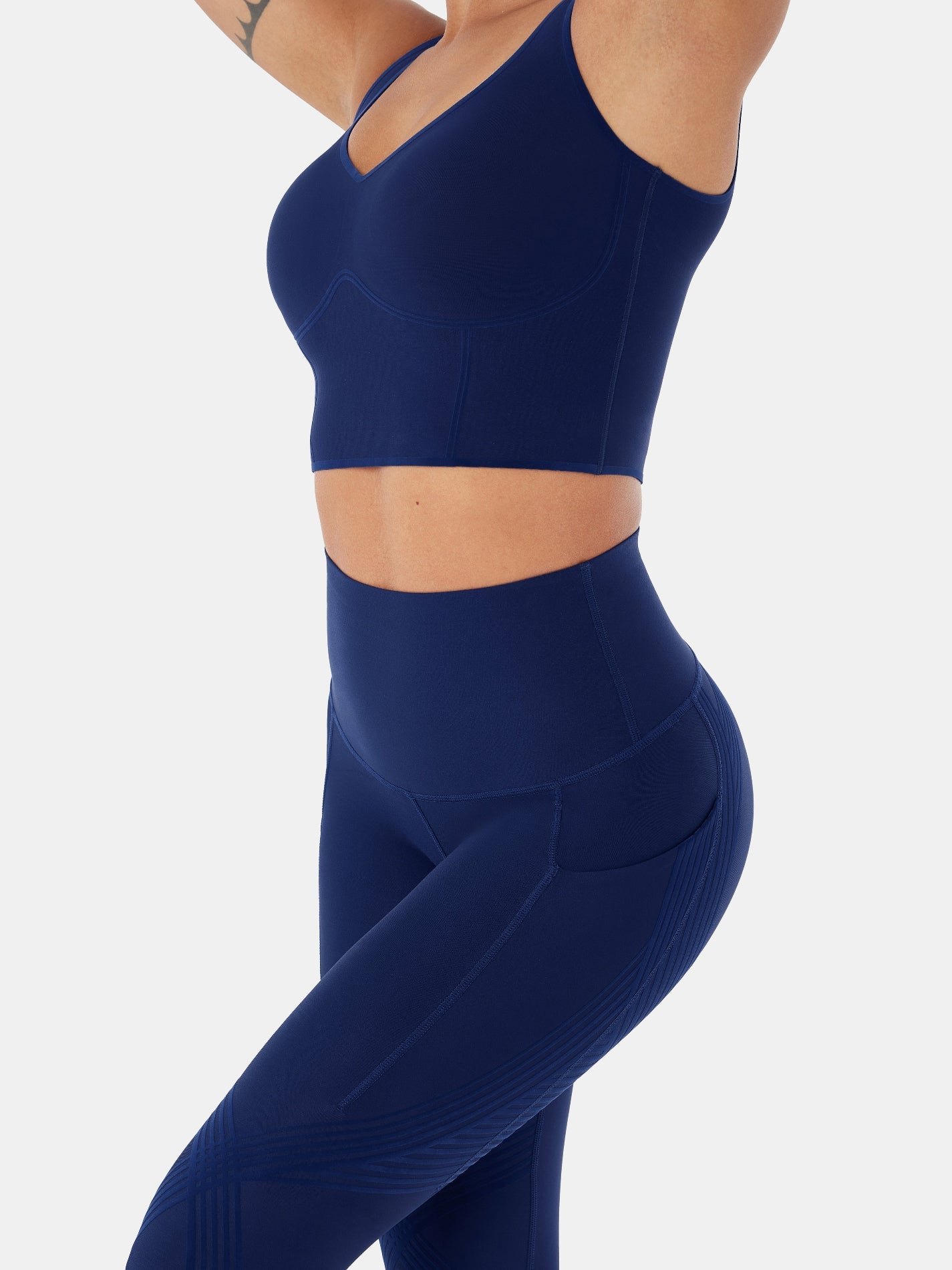 Body Sculpt Side Pocket Capri Leggings 2.0 (Reversible Wear)