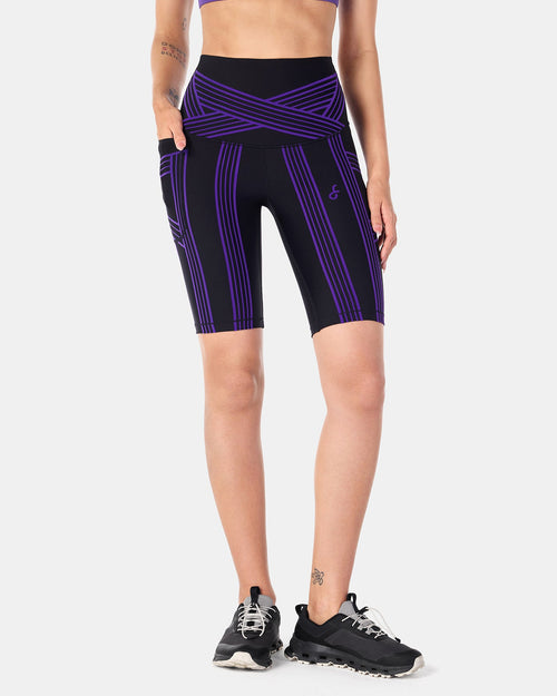 PowerBand Resistance 9" Biker Shorts (Reversible Wear)