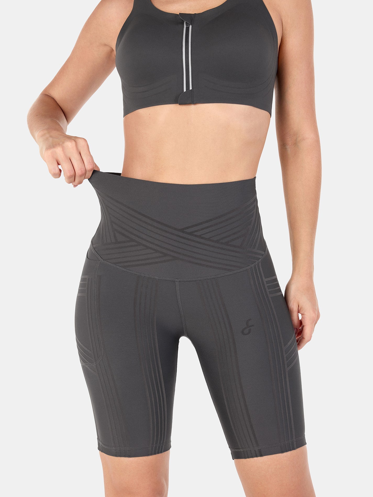 PowerBand Resistance 9" Biker Shorts (Reversible Wear)