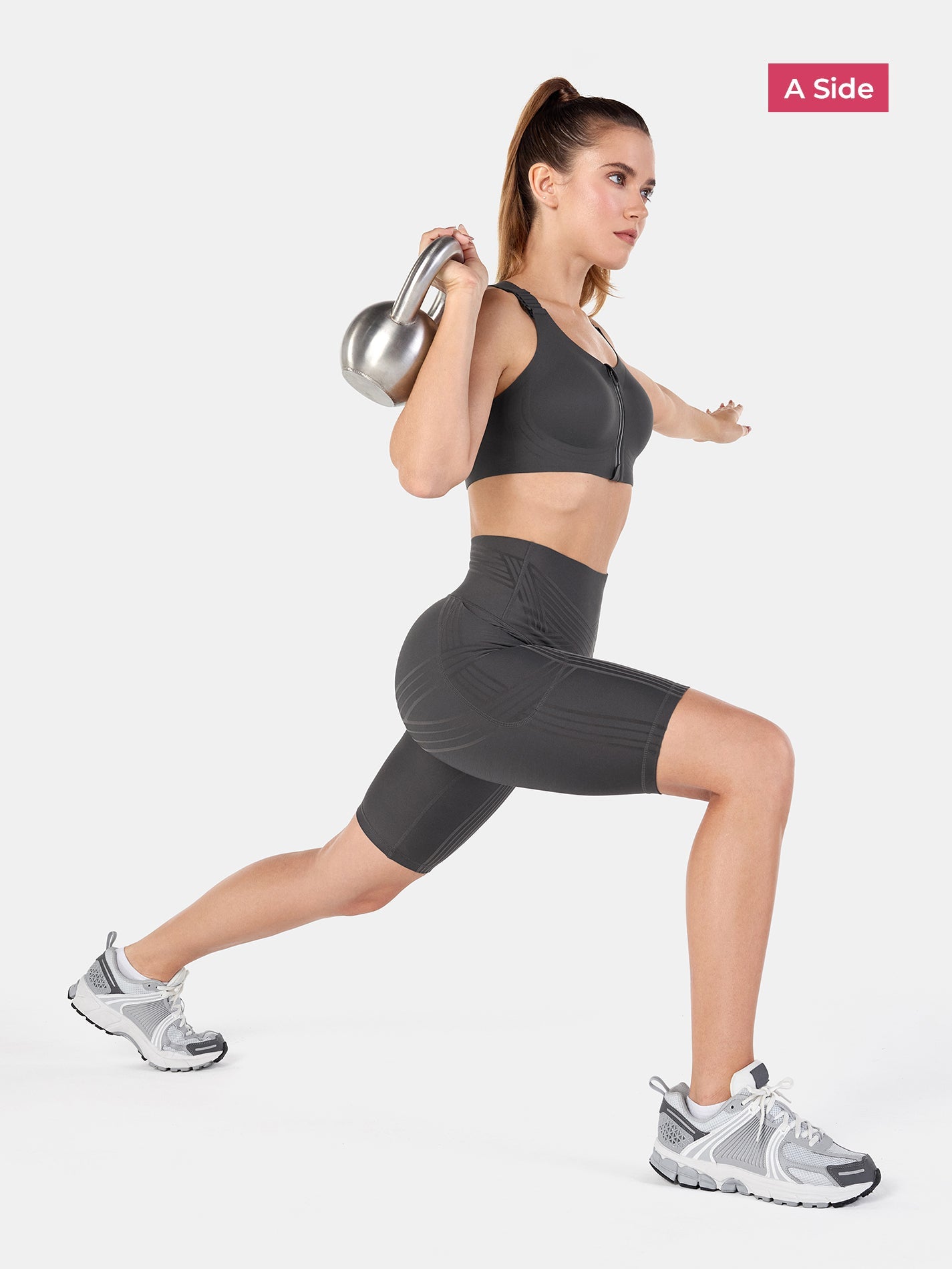 PowerBand Resistance 9" Biker Shorts (Reversible Wear)