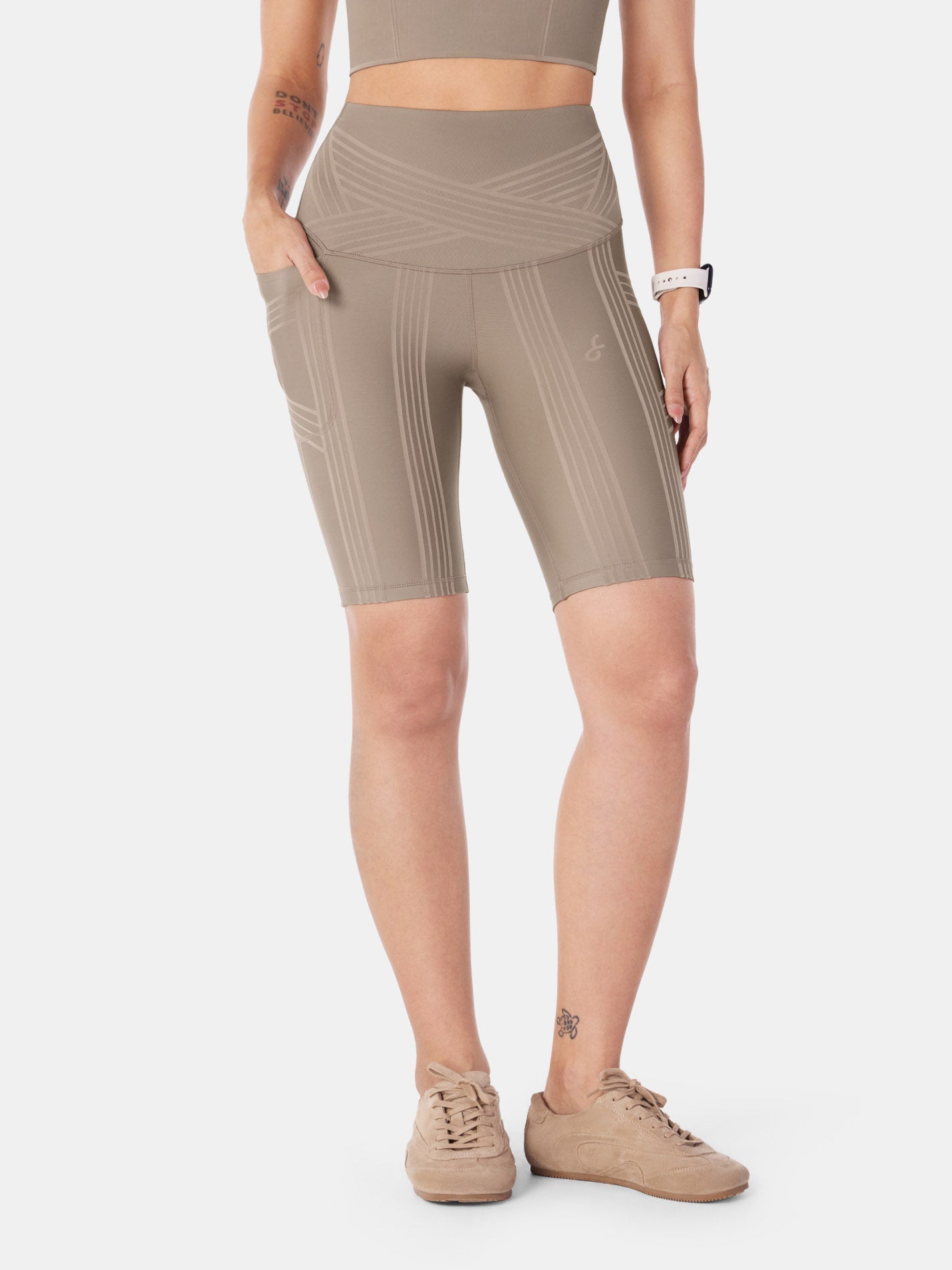 PowerBand Resistance 9" Biker Shorts (Reversible Wear)