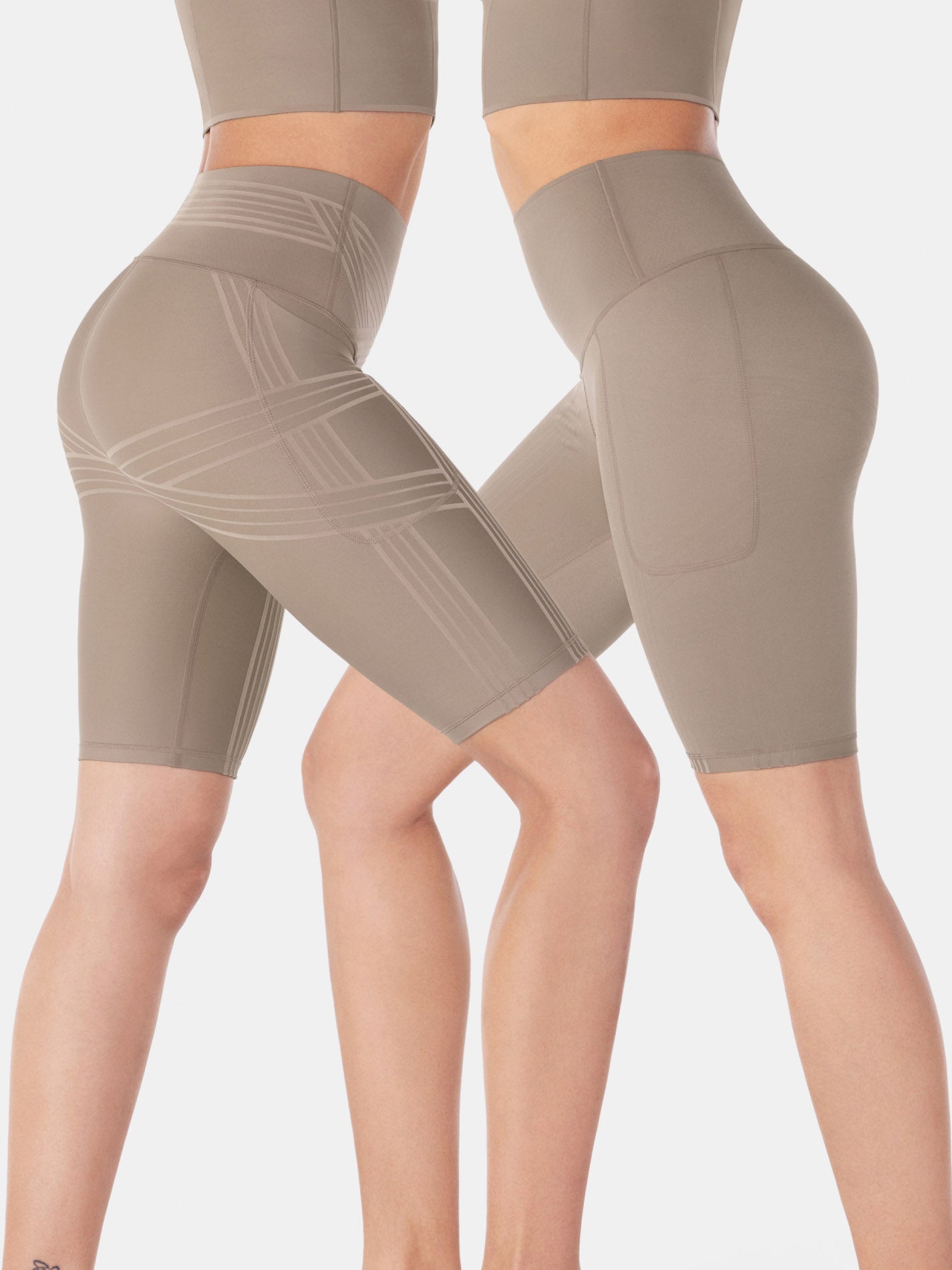 PowerBand Resistance 9" Biker Shorts (Reversible Wear)